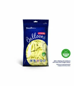 Ballonnen Lichtgeel Pastel (10st) 7 Ballonnen Lichtgeel Pastel (10st) -FEESTBAZAAR Winkel ballonnen lichtgeel pastel 10st 2