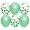 Ballonnen Set Mint Groen - 6 Stuks -FEESTBAZAAR Winkel ballonnen set mint groen 6 stuks