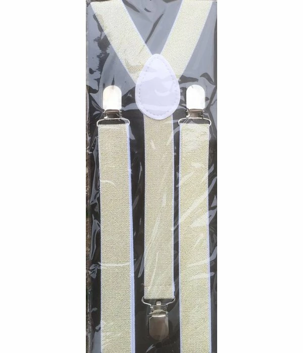 Bretels Glitter Goud 4 Bretels Glitter Goud - Afbeelding 2