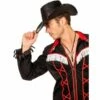 Cowboy Glamour Hoed Pailletten Zwart -FEESTBAZAAR Winkel cowboy glamour hoed pailletten zwart