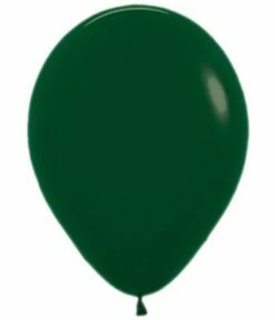 Donkergroene Ballonnen 30cm 12 Stuks