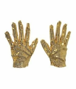 Handschoenen Michael Jackson Goud