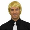 Heren Pruik Stijl Blond Kort -FEESTBAZAAR Winkel heren pruik stijl blond kort