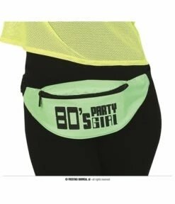 Heuptasje 80's Party Girl Groen