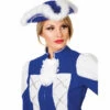 Hoed Dansmarietje Blauw Volwassenen -FEESTBAZAAR Winkel hoed dansmarietje blauw volwassenen
