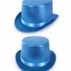 Hoge Hoed Metallic Turquoise -FEESTBAZAAR Winkel hoge hoed metallic turquoise