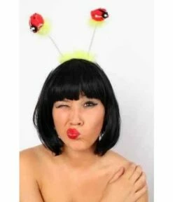 Hoofddiadeem Pluche Lieveheersbeestje