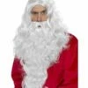 Kerstman Pruik En Baard Lang -FEESTBAZAAR Winkel kerstman pruik en baard lang