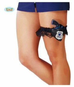 Kousenband Met Politie Pistool