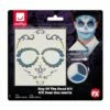 Make-up Set Day Of The Dead Blauw Wit -FEESTBAZAAR Winkel make up set day of the dead blauw wit