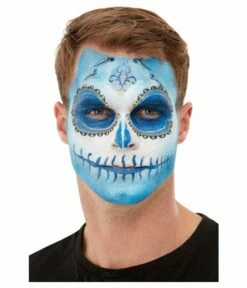 Make-up Set Day Of The Dead Blauw Wit -FEESTBAZAAR Winkel make up set day of the dead blauw wit 4
