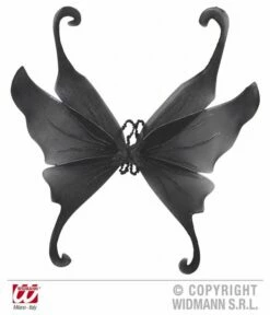 Maxi Vleugel Zwart Glitter