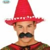 Mexicaanse Sombrero Rood 33cm -FEESTBAZAAR Winkel mexicaanse sombrero rood 33cm