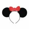 Mickey Mouse Oortjes Met Strik Op Diadeem -FEESTBAZAAR Winkel mickey mouse oortjes met strik op diadeem