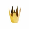 Party Kroon Goud 3 Stuks - 5.5cm -FEESTBAZAAR Winkel party kroon goud 3 stuks 55cm