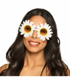 Partybril Bloem Daisy -FEESTBAZAAR Winkel partybril bloem daisy 1