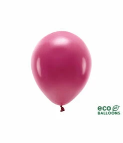 Pastel Ballonnen Dieprood Premium Organic (100st)