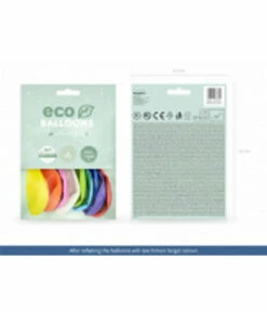 Pastel Kleuren Mix Ballonnen Premium Organic (10st) -FEESTBAZAAR Winkel pastel kleuren mix ballonnen premium organic 10st 1