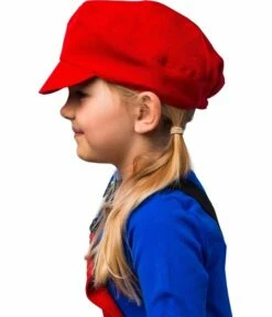 Pet Met Klep Rood Kind -FEESTBAZAAR Winkel pet met klep rood kind 1