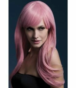 Professionele Pruik Pastel Roze Sienna
