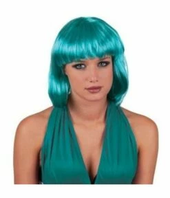 Pruik Bobline Turquoise