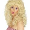 Pruik Boogie Babe Blond -FEESTBAZAAR Winkel pruik boogie babe blond