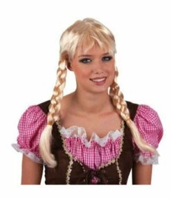 Pruik Heidi Met Pony