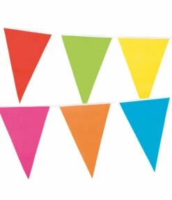 Reuzenvlaggenlijn Meerkleurig (10m)