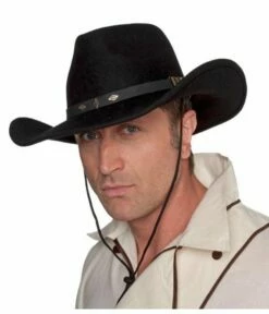 Rodeo Hoed Wolvilt Zwart