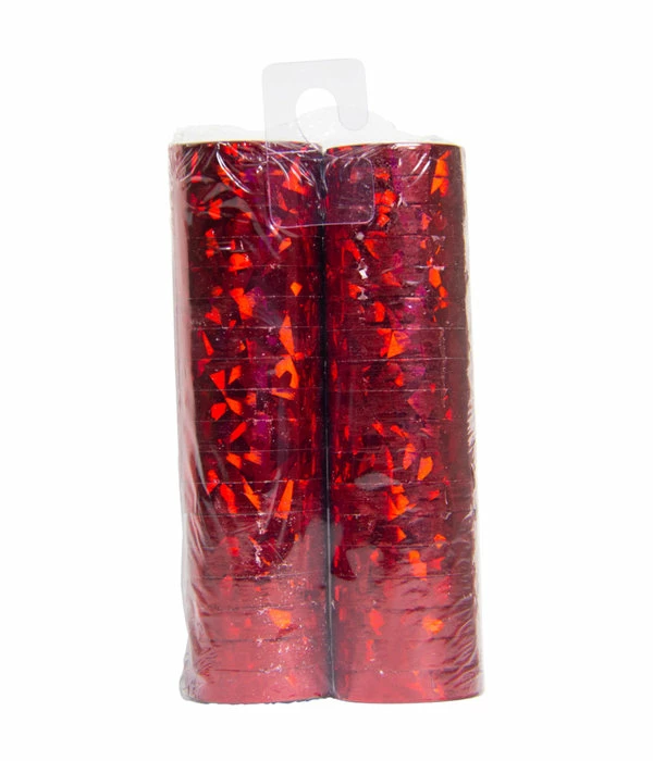 Serpentines Holografisch Rood 3 Serpentines Holografisch Rood