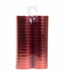 Serpentines Metallic Rood