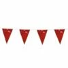 Vlaggenlijn Metallic Rood (10m) -FEESTBAZAAR Winkel vlaggenlijn metallic rood 10m