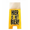 Waarschuwingsbord Hier Is Het Bier -FEESTBAZAAR Winkel waarschuwingsbord hier is het bier