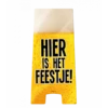 Waarschuwingsbord Hier Is Het Feestje -FEESTBAZAAR Winkel waarschuwingsbord hier is het feestje