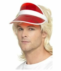 Zonneklep Rood -FEESTBAZAAR Winkel zonneklep rood 1